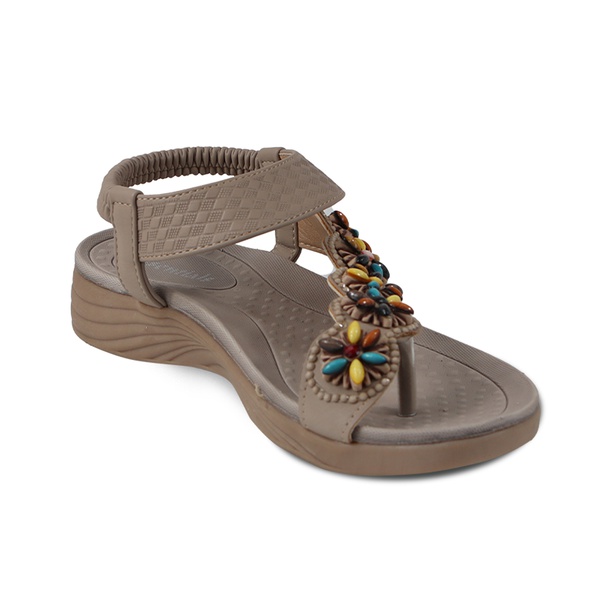 Flower Printed Women Beach Shoes