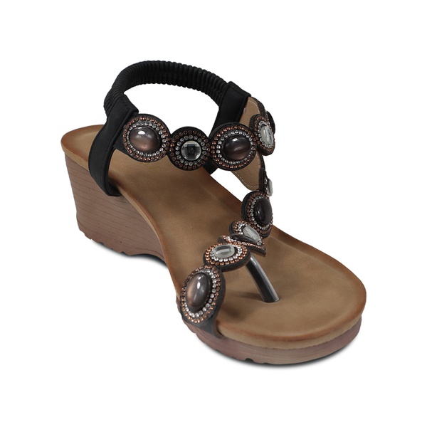 Women Slip-on shoes with glass beads