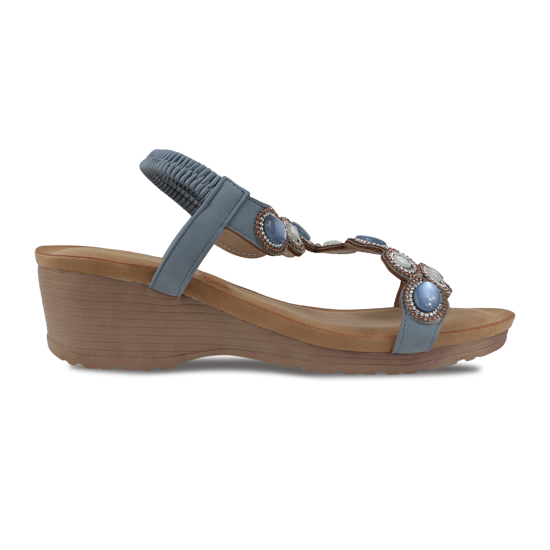 Women Slip-on shoes with glass beads