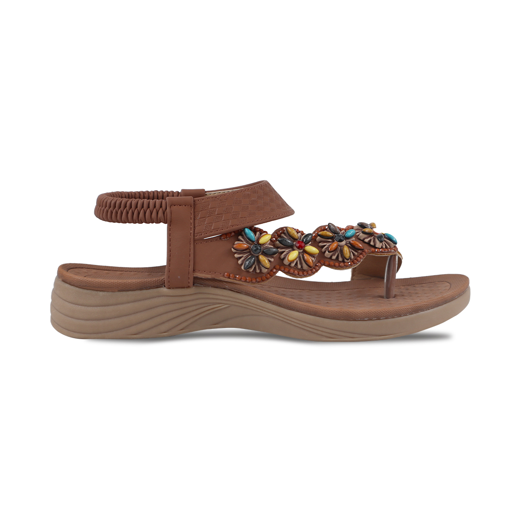 Flower Printed Women Beach Shoes