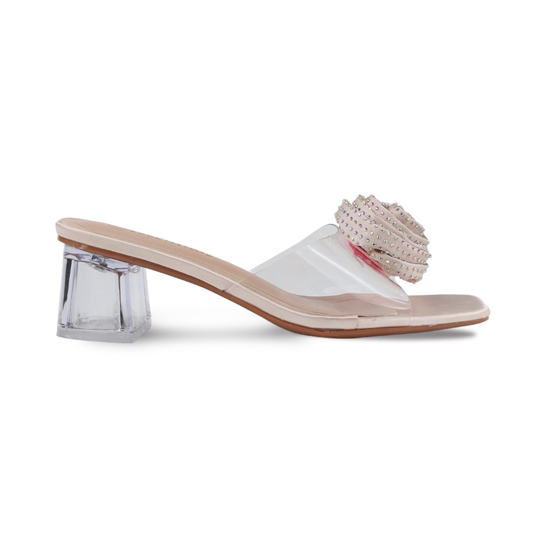 Luxury Elegant Slippers for Women Fashion Heel Sandals 2025