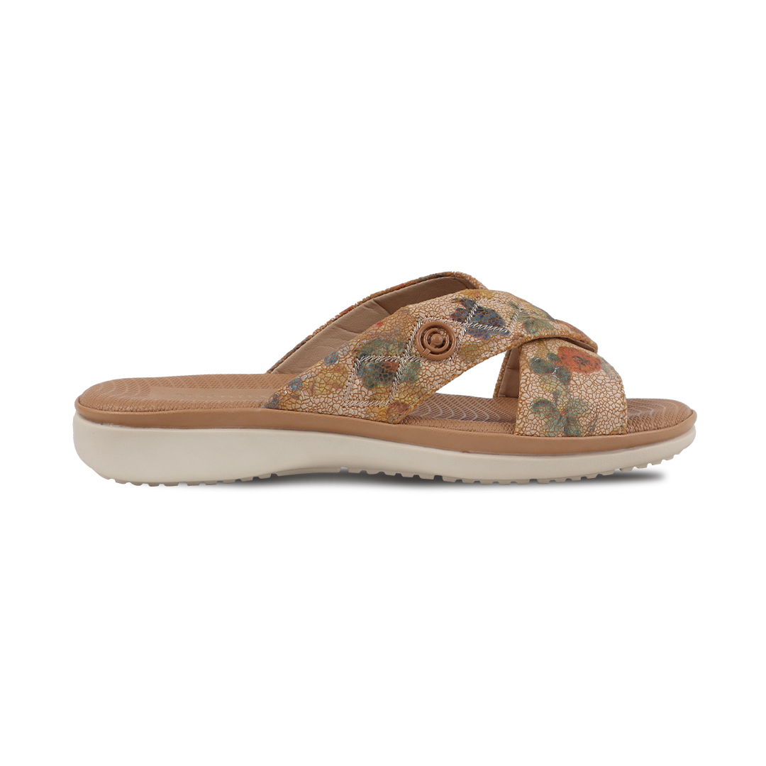 Straw Flat Slippers For Women